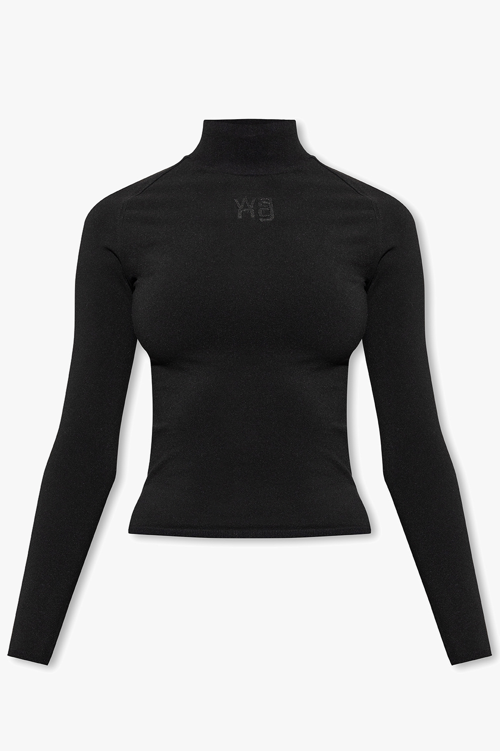 Alexander Wang Long online Sleeve Turtleneck Logo Sweatshirt